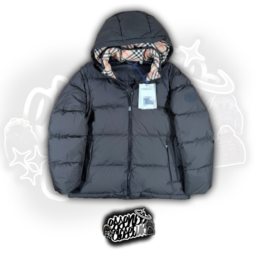 Bur Jacket Black - Cream Pattern