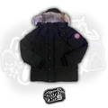 Red Badge Wyndham Fur Parka - Black