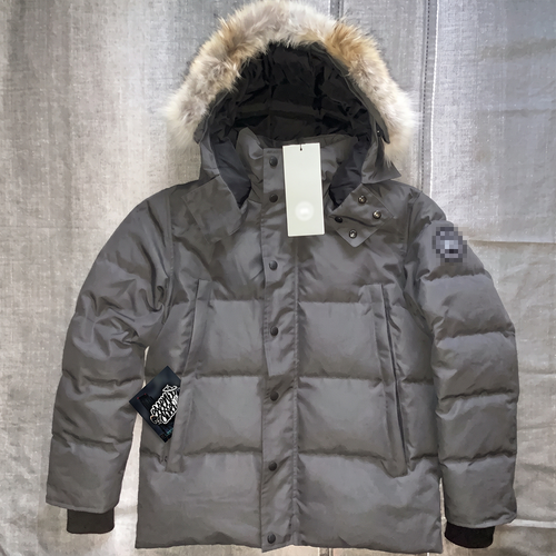 Black Badge Wyndham Fur Parka - Grey