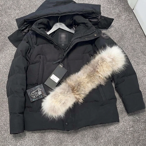 Black Badge Wyndham Fur Parka - Black
